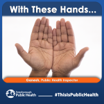 With these hands - Ganesh, Public Health Inspector