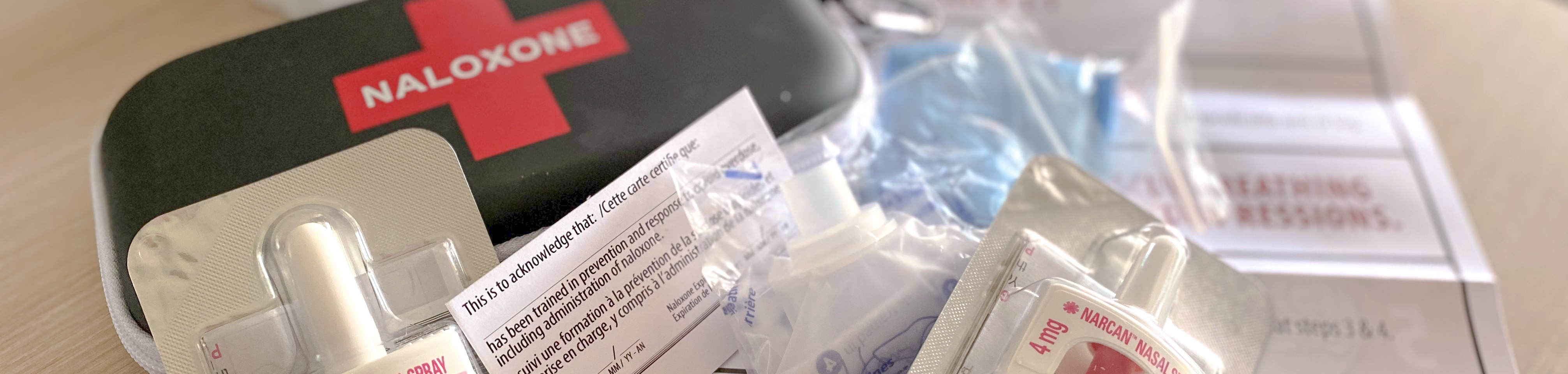 Naloxone kit contents